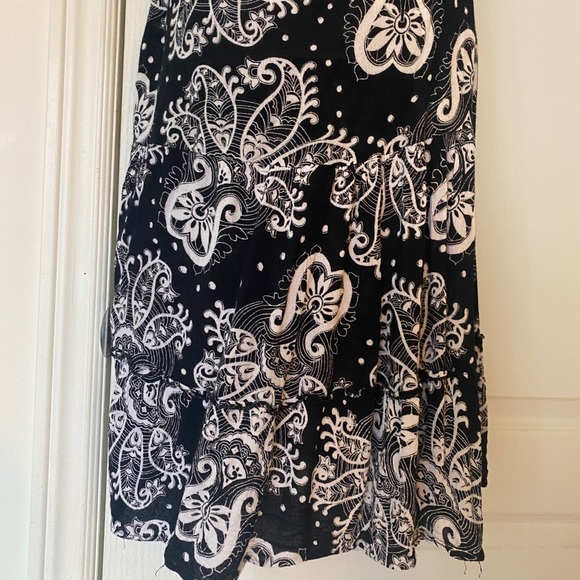 Lola P. Black midi sleeveless dress Size L - Picture 3 of 6